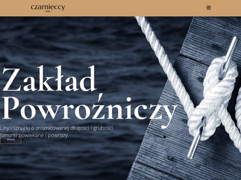Czarnieccy-liny.pl zakład powroźniczy Wągrowiec