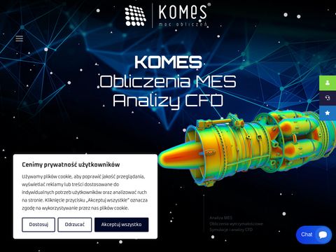 Komes - analizy cfd