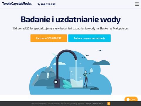 Twojaczystawoda.pl - uzdatnianie wody