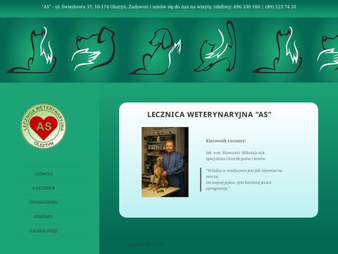 AS lecznica dla zwierząt