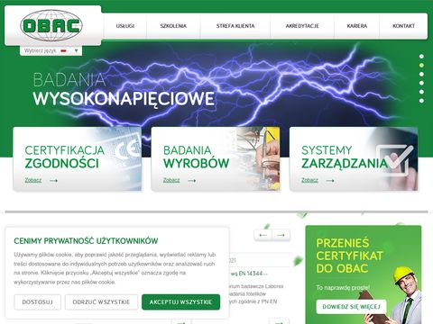 Obac.com.pl - certyfikacja wyrobów