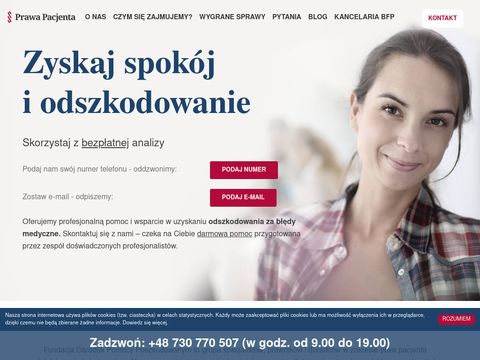 Prawapacjenta.org zła opieka po operacji