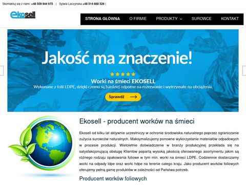 Ekosell.pl worki na śmieci