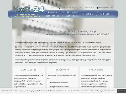Pomiary-24.pl instalacji odgromowej