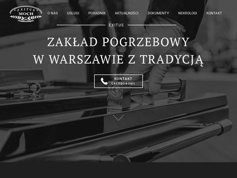 Exitus przewóz zwłok Warszawa