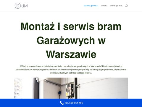 Bramy-garazowe.warszawa.pl - serwis