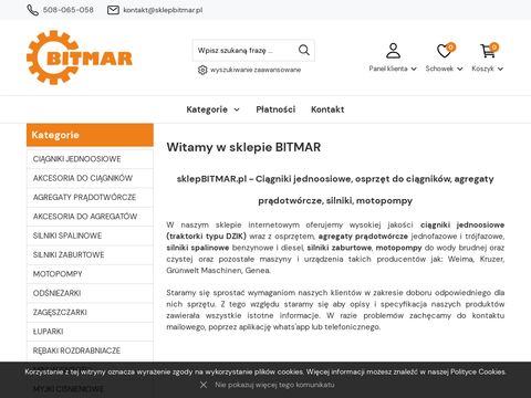 SklepBitmar.pl - ciągniki jednoosiowe agregaty
