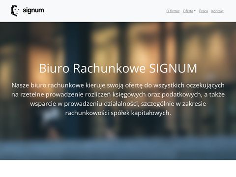 Signum biuro rachunkowe Krzeszowice