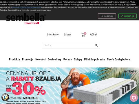 Sembella.pl - łóżka kontynentalne