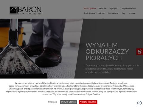 Baronsilesia.pl - wynajem sprzętu