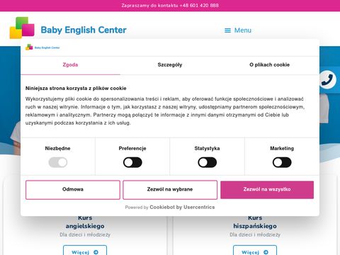 Babyenglishcenter.pl angielski Łódź