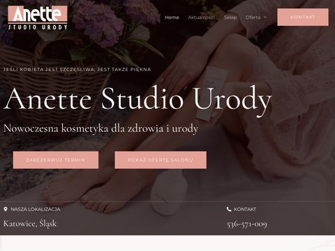 Anette.com.pl salon kosmetyczny