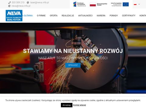 Neva.info.pl zakład techniczny Białystok