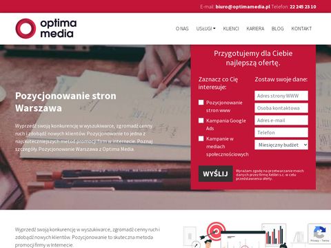 Optimamedia.pl - agencja adwords