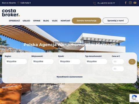 Costabroker.com - nieruchomości w Hiszpanii