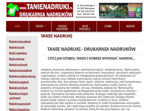 Tanie nadruki Agencja Reklamowa