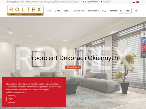 Roltex - producent rolet, plis