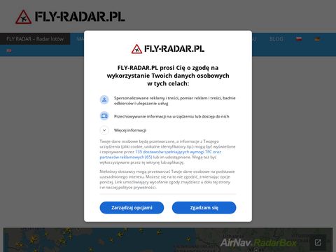 Fy-radar.pl - gdzie jest samolot