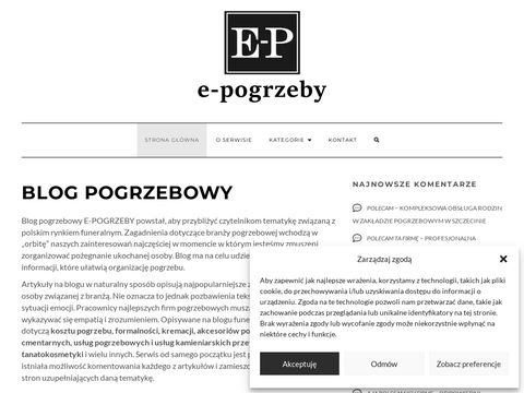 E-pogrzeby.pl blog pogrzebowy