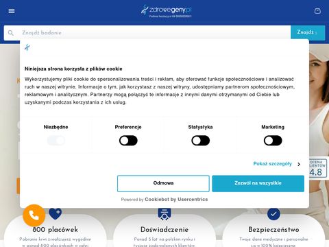 Zdrowegeny.pl platforma badań genetycznych