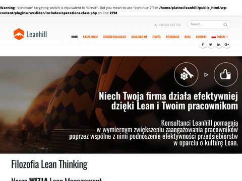 Leanhill - optymalizacja produkcji