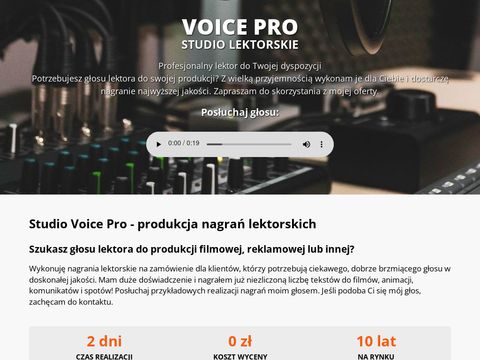 VoicePro - studio nagrań