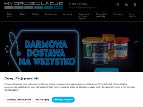 Hydroizolacje.shop - chemia budowlana