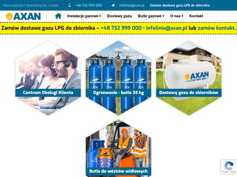 Axangaz.pl - sprzedaż butli lpg