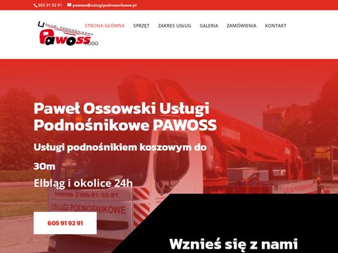 Podnośnik koszowy do 30M Elbląg 24h