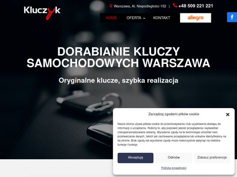 Kluczyk.com.pl dorabianie Warszawa