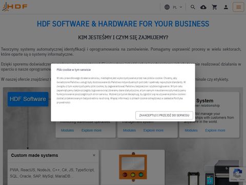 HDF Software - system mes, wms, crm