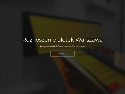 Roznoszenieulotekwarszawa.com