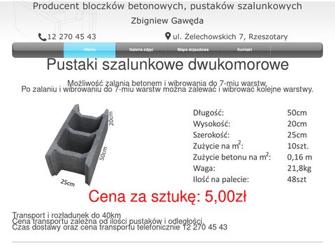 Zbigniew Gawęda pustaki