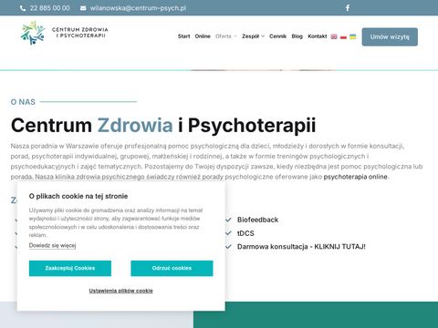 Centrum-psych.pl psycholog Warszawa