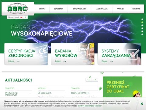 Obac.com.pl - certyfikacja wyrobów