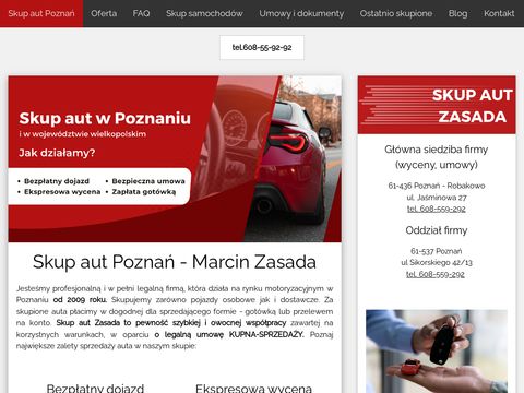 Zasada - skup aut Poznań