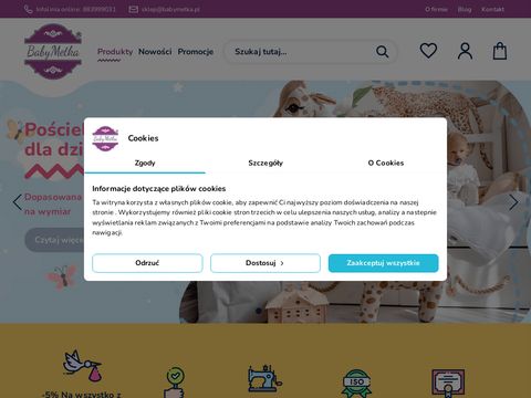 Babymetka.pl - narzuty na łóżko