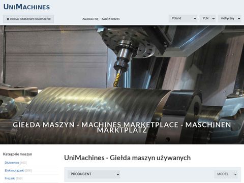 Unimachines - giełda maszyn