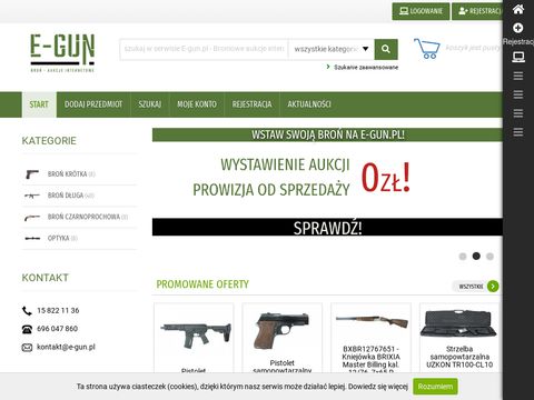 E-gun.pl - internetowe aukcje z bronią