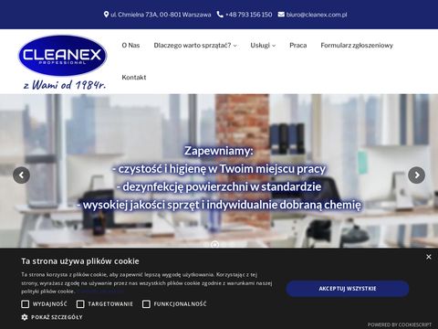 Cleanex.com.pl - firma sprzątająca