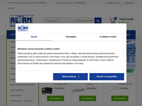 Alkan hurtownia elektryczna