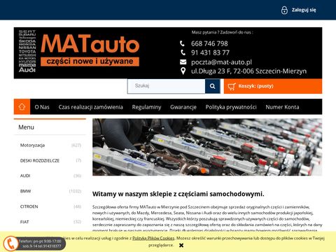 Matauto vw części używane Szczecin