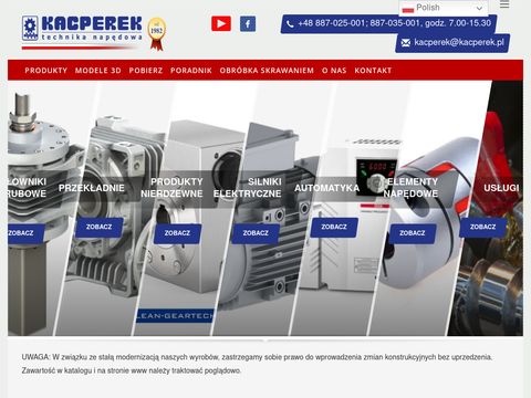 Kacperek.com.pl - motoreduktory