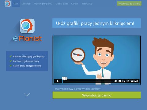 Eplanist.com program do grafików pracy