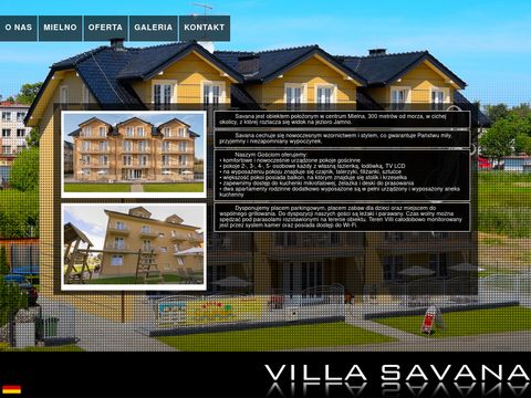 Villa Savana wynajem pokoi Mielno