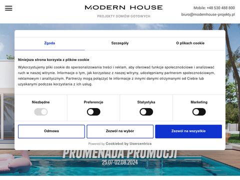 MODERN HOUSE - gotowe projekty domów