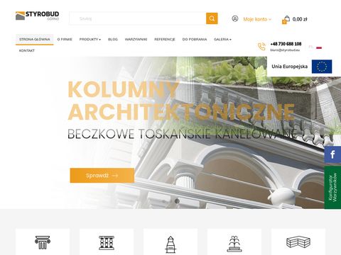 Styrobud.eu kolumny betonowe