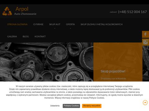 Arpolautoskup.pl - skup aut Konin