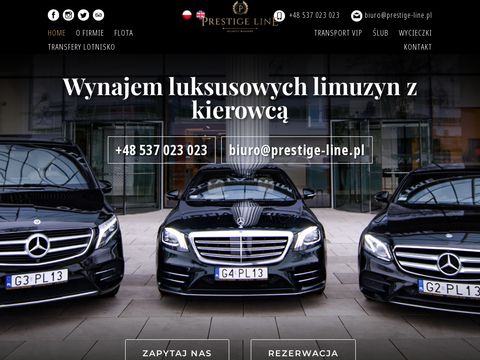 Prestige-line.pl - transport VIP