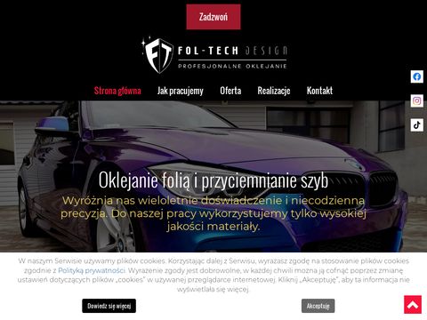 Fol-Tech Design przyciemnianie szyb